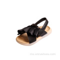 Sandal Flat Princess Flat Kanak -kanak Ruffled untuk Gadis Kecil